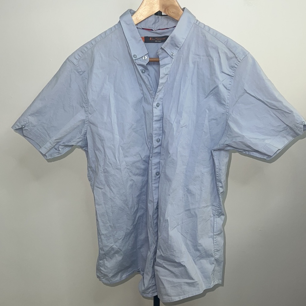 Ben Sherman Heritage Short Sleeve Button Down, Sz XL, Never worn